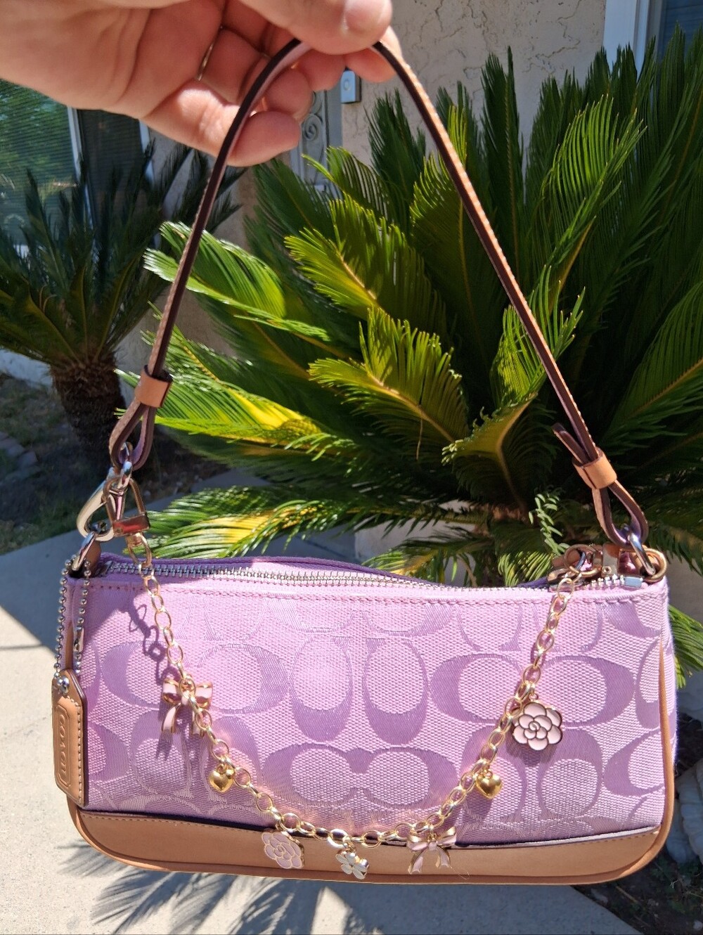 Y2k Coach Pink Demi Shoulder Bag